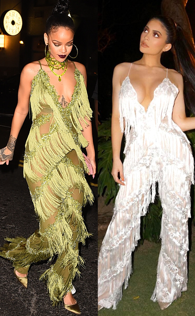 Bitch Stole My Look Kylie And Rihanna Face Off In A Sassy Jumpsuit E Online